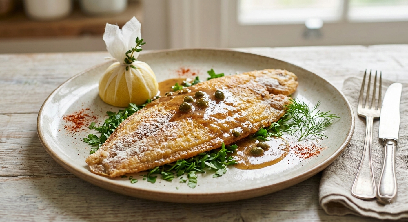 Lenguado a la Meunière