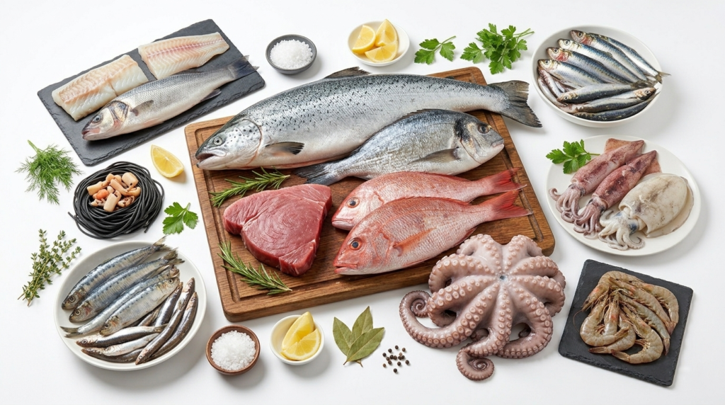 Sección de pescadería
