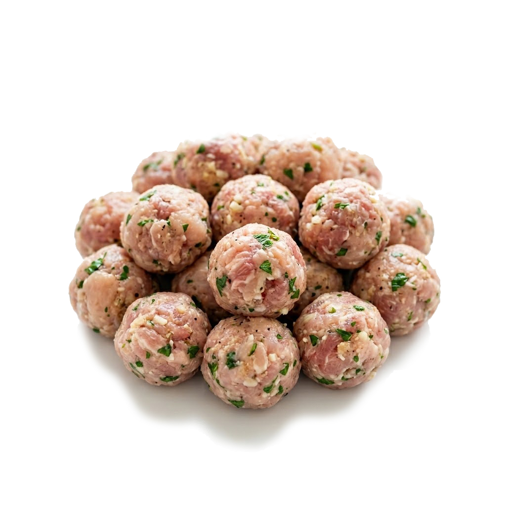 Albóndigas de pollo y cerdo