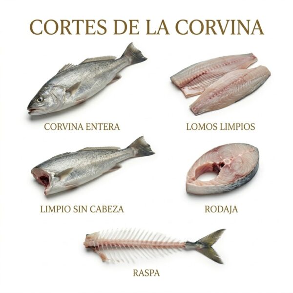 Cortes de corvina