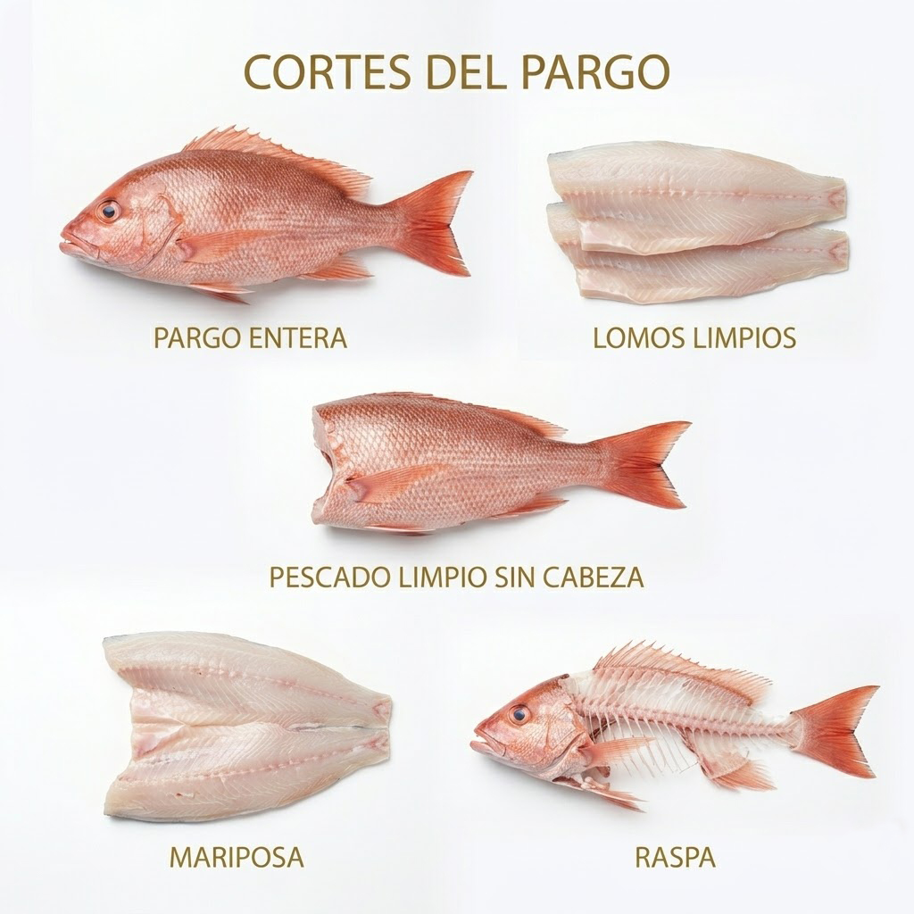 Cortes de pargo
