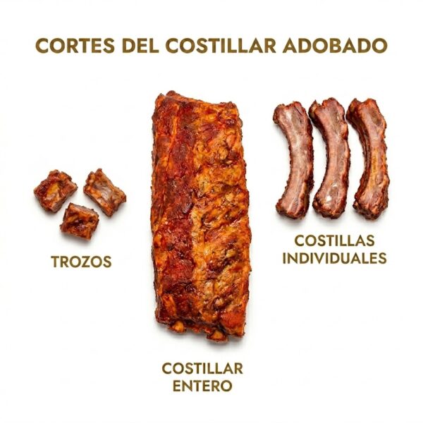 Costillar adobado cortes