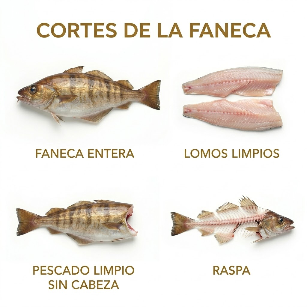 Cortes de faneca