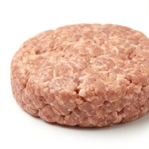 Hamburguesa de pollo de frente