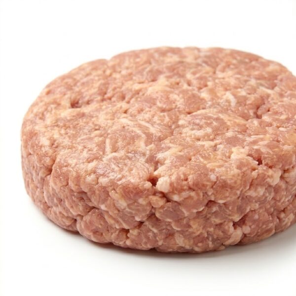 Hamburguesa de pollo de frente