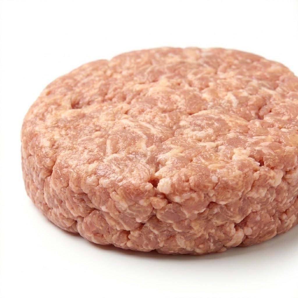Hamburguesa de pollo de frente