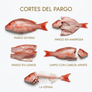 Cortes del pargo