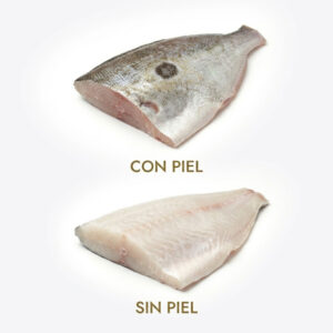 San pedro con piel y sin piel