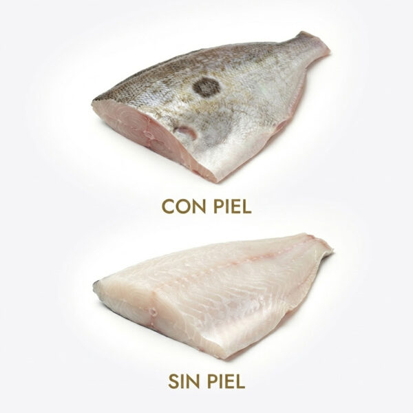 San pedro con piel y sin piel